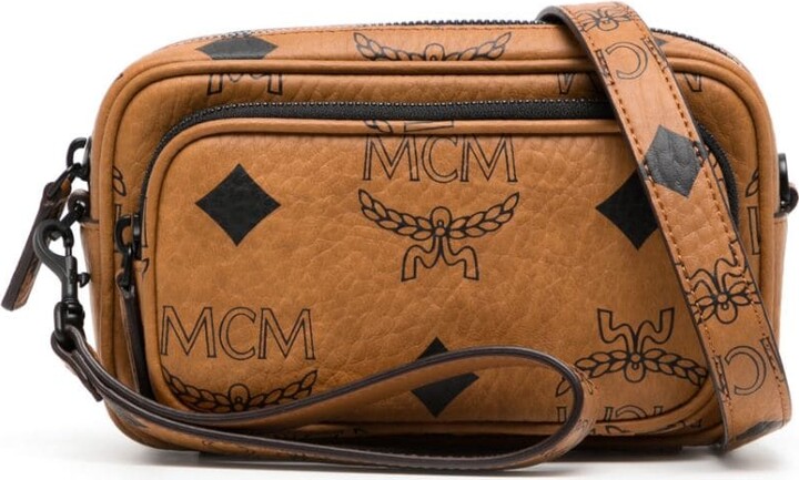 MCM Mini Aren Maxi Visetos Crossbody Bag - Farfetch
