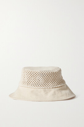 Rag & Bone Nando Crocheted Recycled Cotton-canvas Bucket Hat