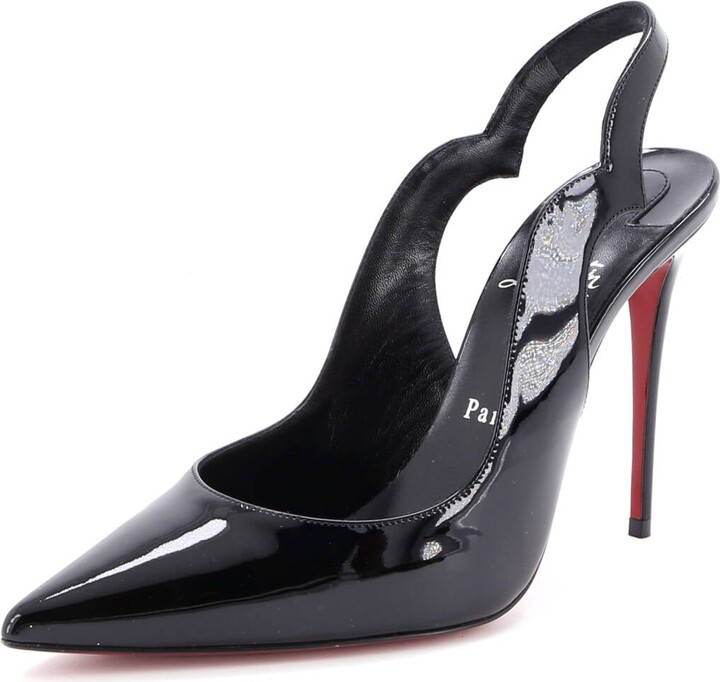 Christian Louboutin Women's Hot Chick Slingback Pumps Patent 100