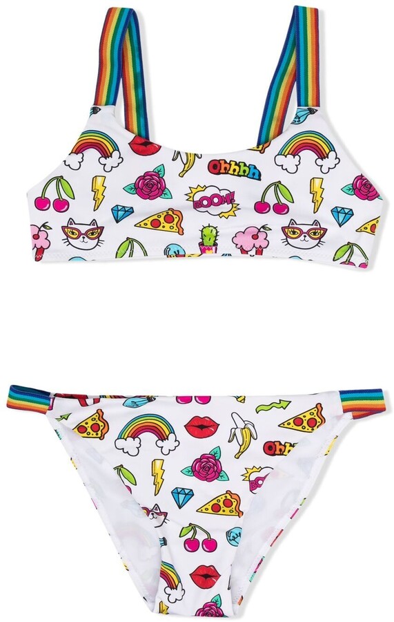 Mc2 Saint Barth Kids Marissa bikini set - ShopStyle Girls' Swimwear