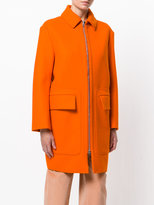 Thumbnail for your product : CÃ©dric Charlier CÃ©dric Charlier single breasted coat