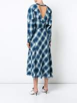Thumbnail for your product : Jonathan Simkhai plaid drawstring waist dress