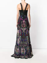 Thumbnail for your product : Roberto Cavalli floral print long dress