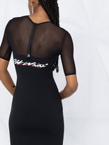 Thumbnail for your product : Off-White Sheer Panel Logo Dress