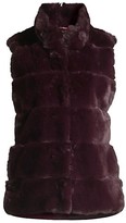 Thumbnail for your product : Milly Kira Striped Faux Fur Vest