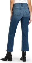 Thumbnail for your product : KUT from the Kloth Kelsey Fab Ab High Waist Raw Hem Ankle Flare Jeans