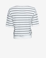 Thumbnail for your product : Sonia Rykiel Sonia By Striped Short Sleeve Knit Sweater