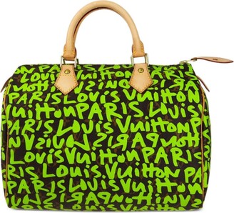 Louis Vuitton 2008 Pre-owned Monogram Camouflage Speedy 35 Handbag - Green