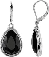 Thumbnail for your product : 1928 Faceted Stone Teardrop Earrings
