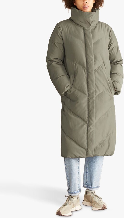 Albaray Padded Long Coat ShopStyle