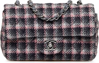 Chanel Pre-owned 1992 Classic Flap Tweed Top-Handle Bag