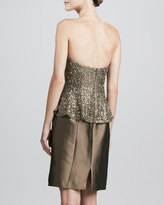 Thumbnail for your product : Kay Unger New York Strapless Sequined-Bodice Cocktail Dress
