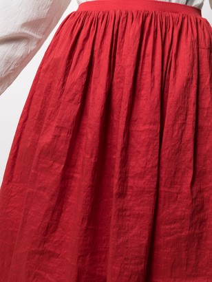 UMA WANG Gathered Detail Full Shape Skirt