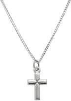 Thumbnail for your product : Revere Silver Cross Pendant 16 Inch Necklace