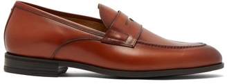 Harry's of London Clive R Leather Penny Loafers - Mens - Brown