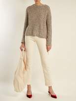 Thumbnail for your product : KHAITE Benny Mid-rise Kick-flare Jeans - Womens - Ivory