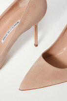 Thumbnail for your product : Manolo Blahnik Bb 90 Suede Pumps - Cream