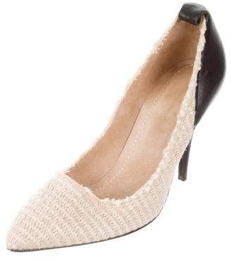 Isabel Marant Woven Pointed-Toe Pumps