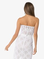 Thumbnail for your product : Alexander McQueen Floral Lace Corset Top