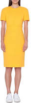 Thumbnail for your product : Akris Zip-Waist Short-Sleeve Wool Sheath Dress