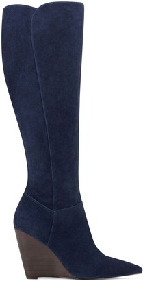 nine west varin wedge boot
