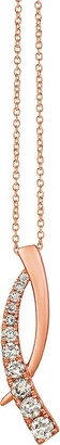 LeVian 14K Strawberry Gold® & 0.45 TCW Nude Diamonds™ Pendant Necklace