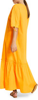 Thumbnail for your product : Marina Rinaldi Plus Size Decaedro Short-Sleeve Long Dress