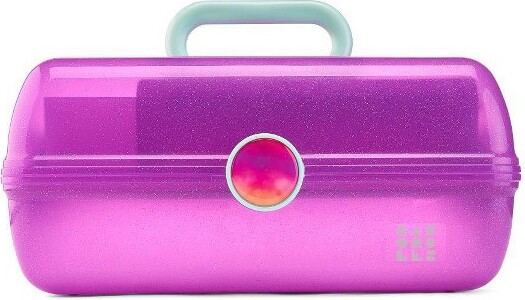 Caboodles CaboodlesMakeupBagPurpleSparkleShowgirlOn-The-GoGirl:CompactPlasticOrganizerwithLatchClosure