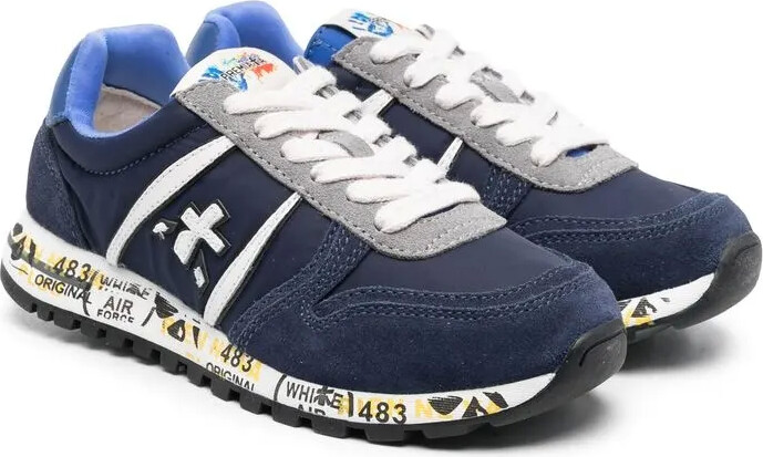 Premiata Kids Sky logo-patch sneakers - ShopStyle Boys' Shoes