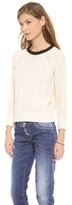 Thumbnail for your product : Band Of Outsiders Cable Knit Raglan Sweater