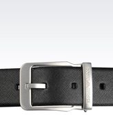 Thumbnail for your product : Emporio Armani Reversible Calfskin Belt