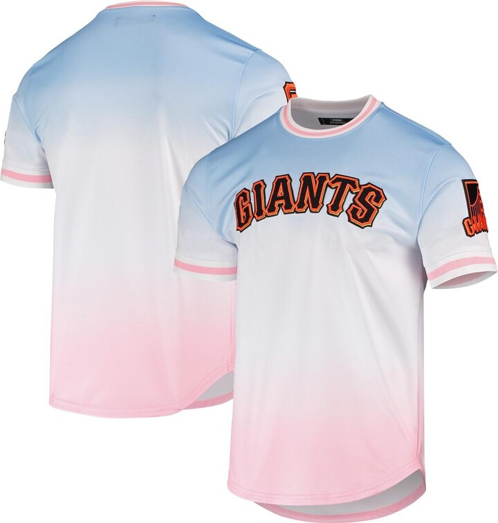 Men's Pro Standard Blue Pink San Francisco Giants Ombre T-shirt - Blue Pink