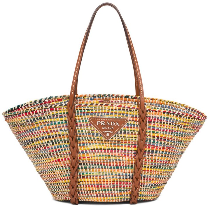 prada rattan bag