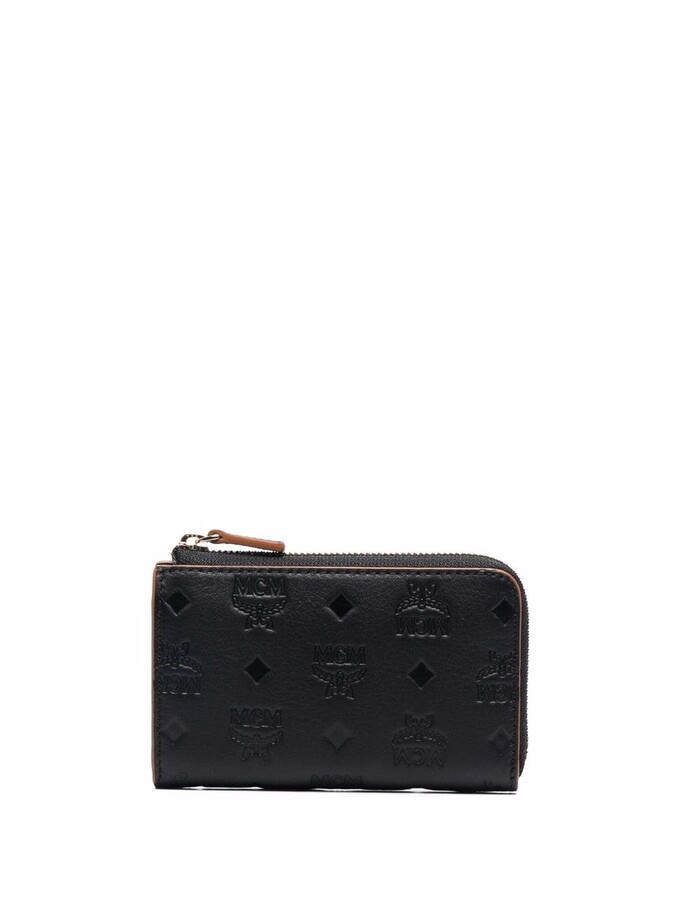 klara mini trifold wallet in monogram leather