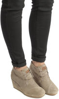 Thumbnail for your product : Toms Womens Beige Desert Wedge Boots
