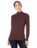 Thumbnail for your product : Amazon Essentials Lightweight Mockneck Sweater Light Indigo Heather