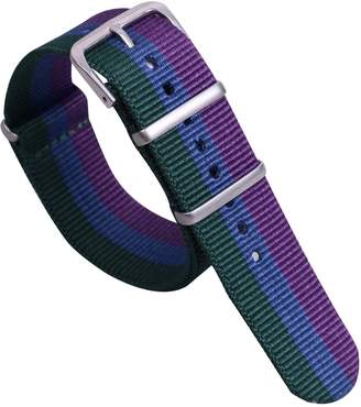 AUTULET Premium Unique Multicolor NATO Style Sturdy Soft Nylon Men's Wrist Watch Band