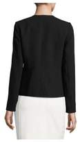 Thumbnail for your product : Karl Lagerfeld Paris One-Button Crepe Blazer