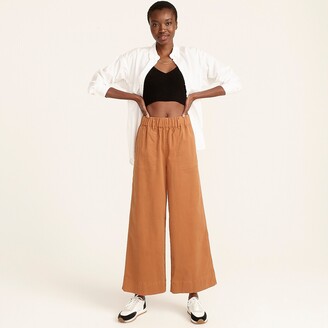 J.Crew Tall pull-on wide-leg chino pant - ShopStyle