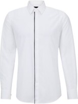 Thumbnail for your product : HUGO BOSS Slim-fit shirt in easy-iron stretch-cotton poplin