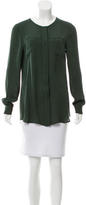 Thumbnail for your product : Veronica Beard Silk Button-Up Blouse