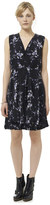 Thumbnail for your product : Rebecca Taylor Grapevine Print V-Neck Dress