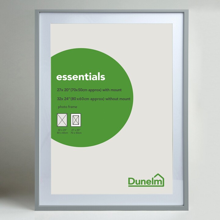 Dunelm Essentials Photo Frame 27" x 20" (70cm x 50cm) Grey ShopStyle