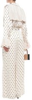 Thumbnail for your product : Mother of Pearl Anita Belted Polka-dot Satin Wide-leg Pants