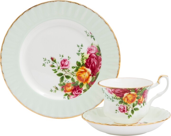 Royal Albert Old Country Roses Fern 3 Piece Set