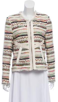 IRO Elomi Leather-Trimmed Jacket multicolor Elomi Leather-Trimmed Jacket