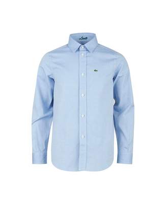 Lacoste Classic Oxford Shirt Colour: BLUE, Size: Age 16
