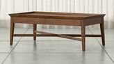 Thumbnail for your product : Crate & Barrel Bradley Walnut Coffee Table with Drawers