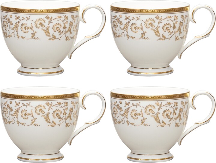 Noritake Summit Gold Set of 4 Cups Service For 4