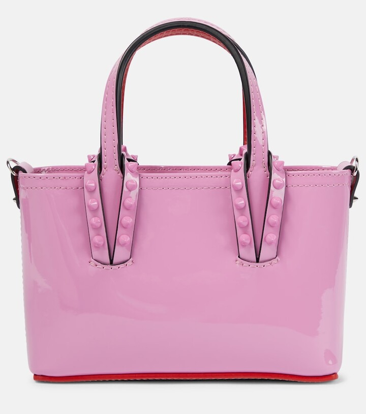 Christian Louboutin Cabata Nano patent leather tote bag ShopStyle